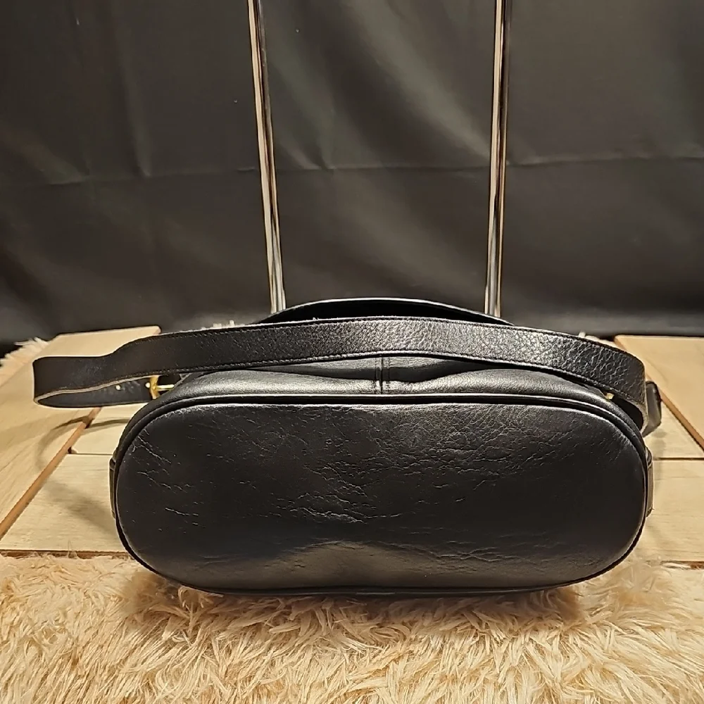Coach Black Leather Men's Bag